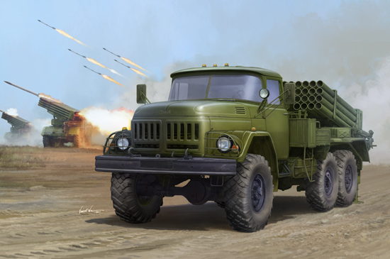 TR01032 Trumpeter 1/35 Russian 9P138 Grad-1 on Zil-131 Plastic Model Kit