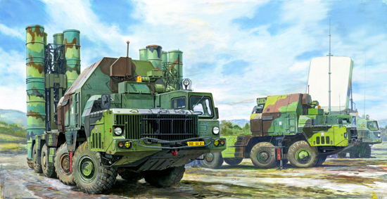 TR01038 Trumpeter 1/35 48N6E of  5P85S TEL S-300PMU  SA-10 GRUMBLE