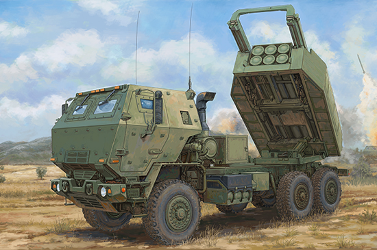 TR01041 Trumpeter 1/35 M142 High Mobility Artillery Rocket System (HIMARS) Plastic Model Kit