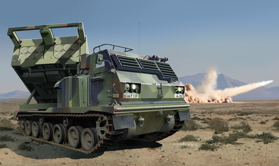 TR01049 Trumpeter 1/35 M270/A1 Multiple Launch Rocket System - US