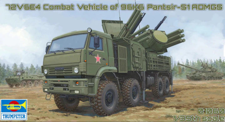 TR01060 Trumpeter 1/35 Russian 72V6E4 Combat Vehicle of 96K6 Pantsir -S1 ADMGS Plastic Model Kit Trumpeter