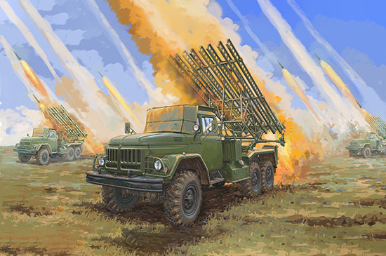 TR01062 Trumpeter 1/35 Soviet 2B7R Multiple Rocket Launcher BM-13 NMM Plastic Model Kit