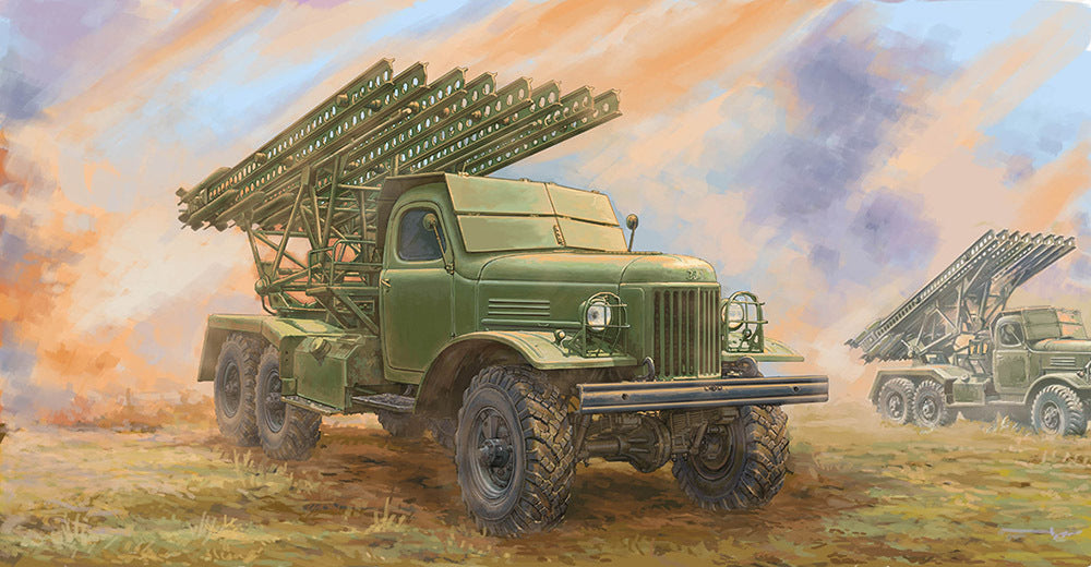 TR01075 Trumpeter 1/35 Soviet 2B7 Multiple Rocket Launcher BM-13 NM Plastic Model Kit Trumpeter