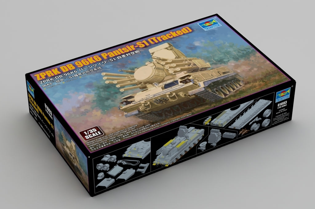 TR01093 Trumpeter 1/35 ZPRK DB 96K6 Pantsir-S1 (Tracked) Plastic Model Kit [01093] Trumpeter