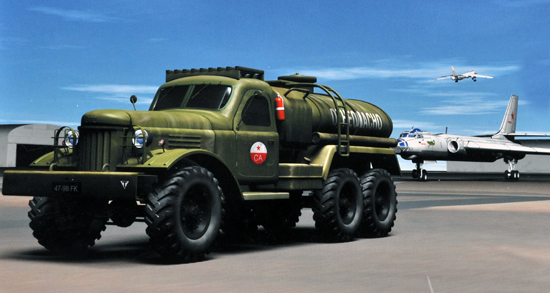 TR01102 Trumpeter 1/72 Camion-Zil-157 soviet fuel truck Trumpeter