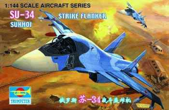 TR01329 Trumpeter 1/144 SU-34 Strike Flanker