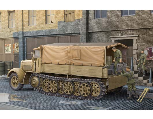 TR01507 Trumpeter 1/35 German Sd.Kfz.7 Mittlere Zugkraftwagen 8t Late Version Trumpeter