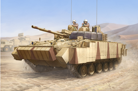 TR01532 Trumpeter 1/35 BMP-3(UAE) w/ERA titles and combined screens Trumpeter