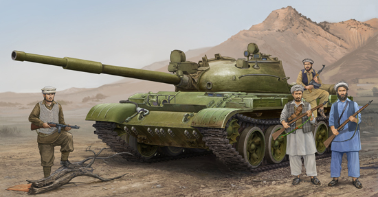 TR01551 Trumpeter 1/35 Russian T-62 Mod.1975 (Mod.1962+KTD2)