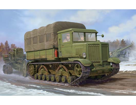 TR01573 Trumpeter 1/35 Voroshilovets Tractor Trumpeter