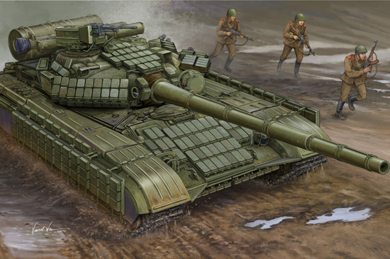TR01580 Trumpeter 1/35 Soviet T-64AV MOD 1984