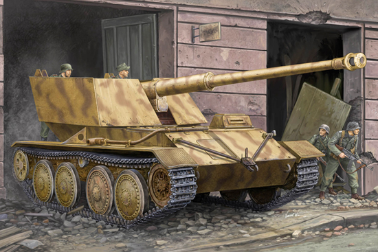 TR01587 Trumpeter 1/35 Krupp/Ardelt Waffentrager 88mm PAK-43 Trumpeter