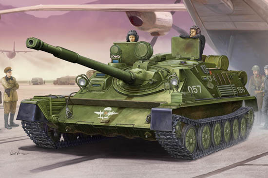 TR01588 Trumpeter 1/35 ASU-85 airborne self-propelled gun Mod.1956 Trumpeter