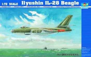 TR01604 Trumpeter 1/72 Chinese-Russia IlyushinII-28 Beagle