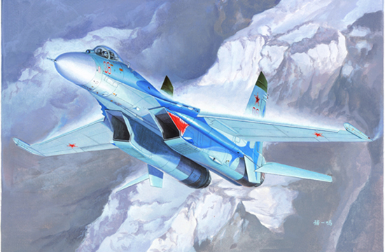 TR01660 Trumpeter 1/72 Russian Su-27 Flanker B Fighter