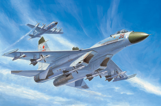 TR01661 Trumpeter 1/72 Russian Su-27 Early type Fighter