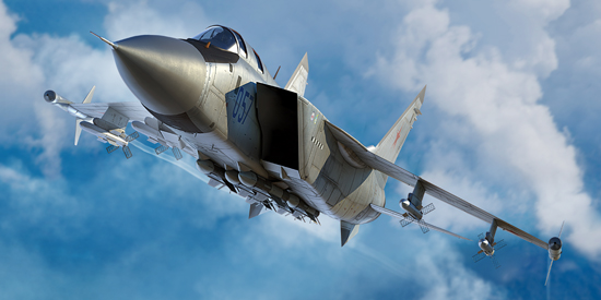 TR01681 Trumpeter 1/72 Russian MiG-31M Foxhound Trumpeter