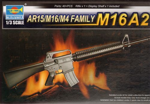 TR01907 Trumpeter 1/3 AR15/M16/M4 FAMILY-M16A2 Trumpeter