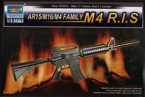 TR01910 Trumpeter 1/3 AR15/M16/M4 FAMILY-M4 R.I.S Trumpeter