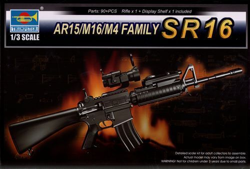 TR01912 Trumpeter 1/3 AR15/M16/M4 FAMILY-SR16 Trumpeter