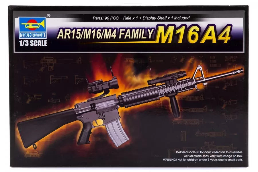 TR01915 Trumpeter 1/3 AR15/M16/M4 FAMILY-M16A4 Trumpeter