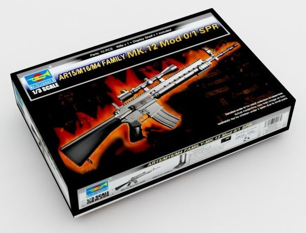 TR01918 Trumpeter 1/3 AR15/M16/M4 FAMILY-MK.12 Mod 0/1 SPR Trumpeter