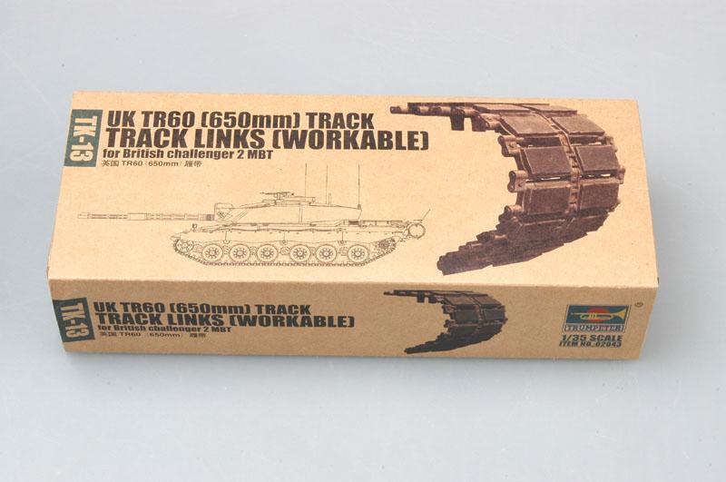 TR02043 Trumpeter 1/35 UK TR60 (650mm) track for British challenger 2 MBT Trumpeter
