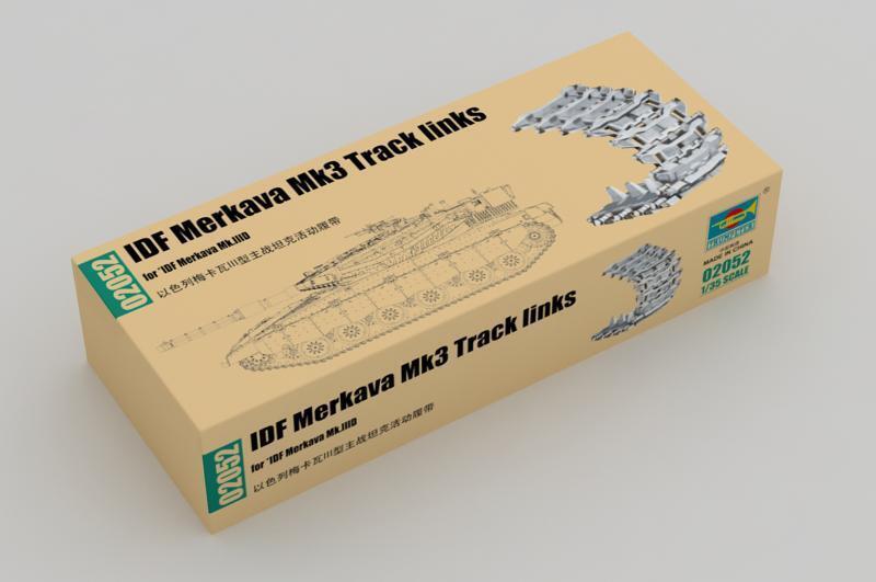 TR02052 Trumpeter 1/35 IDF Merkava Mk3 Track links Plastic Model Kit Trumpeter