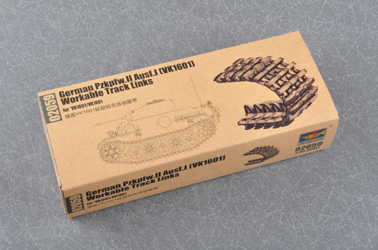 TR02059 Trumpeter 1/35 German Pzkpfw.II Ausf.J (VK1601) Workable Track Links Trumpeter