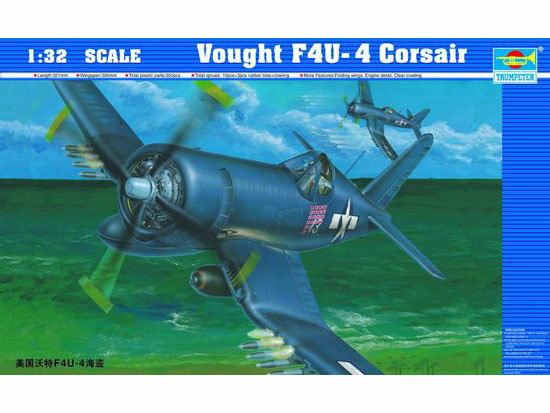 TR02222 Trumpeter 1/32 US Vought F4U-4 Corsair Plastic Model Kit [02222] Trumpeter