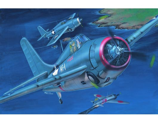 TR02225 Trumpeter 1/32 Grumman F4F- 3 Wildcat (late) Trumpeter
