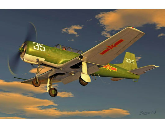 TR02240 Trumpeter 1/32 Chinese NANCHANG 'CJ-6' Trumpeter