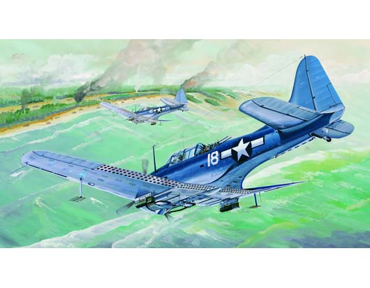 TR02243 Trumpeter 1/32 US Navy SBD-5/A-24B 'Dauntless' Plastic Model Kit [02243] Trumpeter