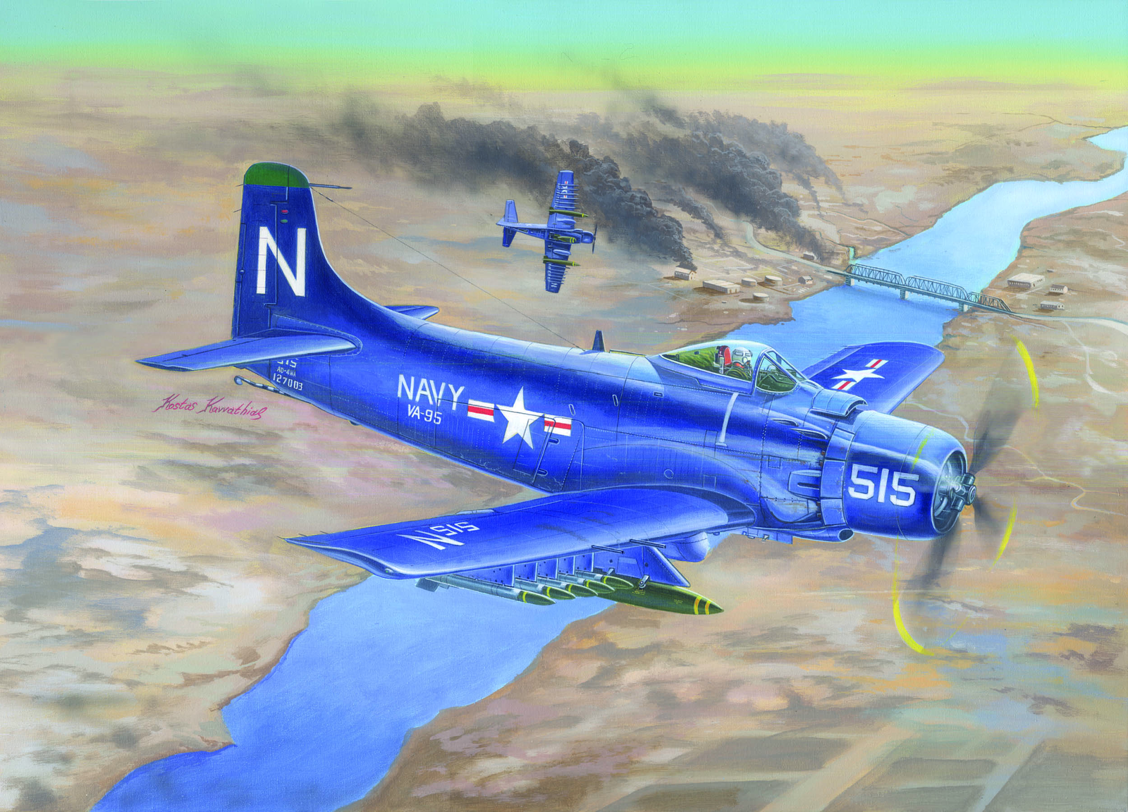 TR02252 Trumpeter 1/32 A-1D AD-4 Skyraider Trumpeter