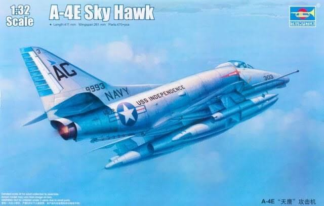 TR02266 Trumpeter 1/32 A-4E Sky Hawk Plastic Model Kit [02266] Trumpeter