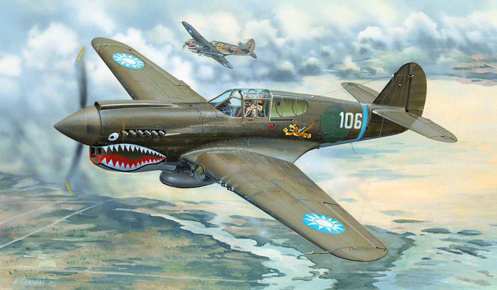 TR02269 Trumpeter 1/32 P-40E War Hawk Plastic Model Kit Trumpeter