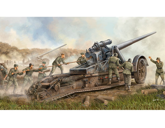 TR02313 Trumpeter 1/35 German 17cm Kanone 18 Heavy Gun Trumpeter