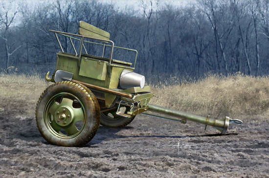 TR02345 Trumpeter 1/35 Soviet Limber 52-R-353M Mod.1942 Trumpeter