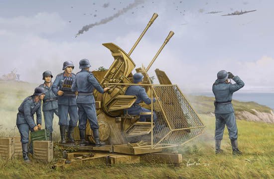 TR02347 Trumpeter 1/35 German 37mm Flak 43 Zwilling Trumpeter