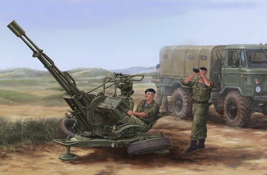 TR02348 Trumpeter 1/35 Russian ZU-23-2 Anti-Aircraft Gun Trumpeter