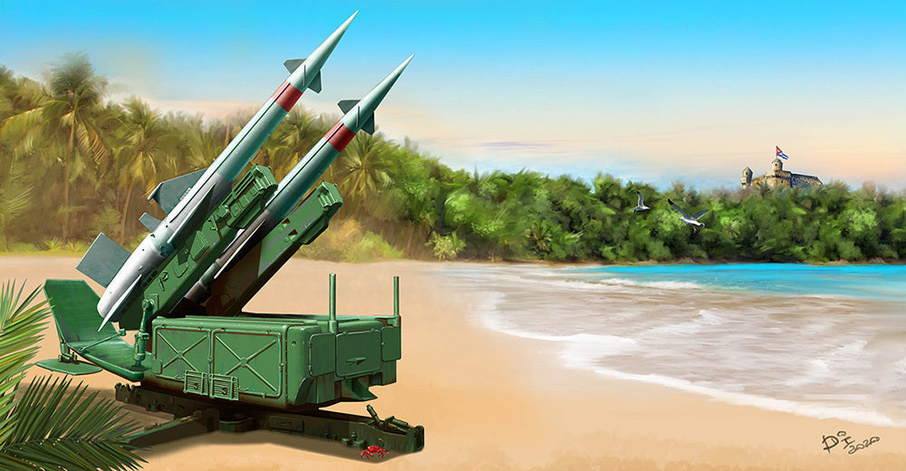 TR02353 Trumpeter 1/35 Soviet 5P71 Launcher with 5V27 Missile Pechora (SA-3B Goa) Plastic Model Kit Trumpeter