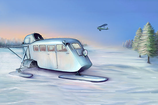 TR02356 Trumpeter 1/35 Soviet Aerosan KM-4 Plastic Model Kit [02356] Trumpeter