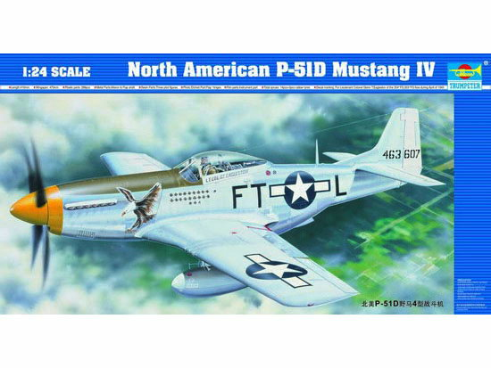 TR02401 Trumpeter 1/24 North American P-51D Mustang IV Plastic Model Kit [02401] Trumpeter