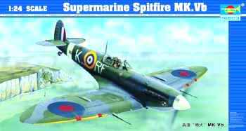TR02403 Trumpeter 1/24 Supermarine spitfire MK.Vb Plastic Model Kit [02403] Trumpeter