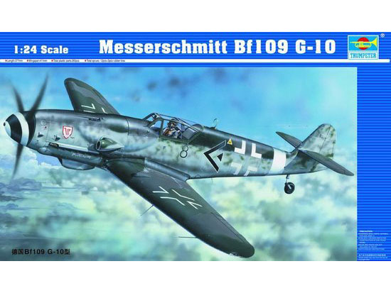 TR02409 Trumpeter 1/24 Messerschmitt Bf109 G-10 Plastic Model Kit [02409] Trumpeter