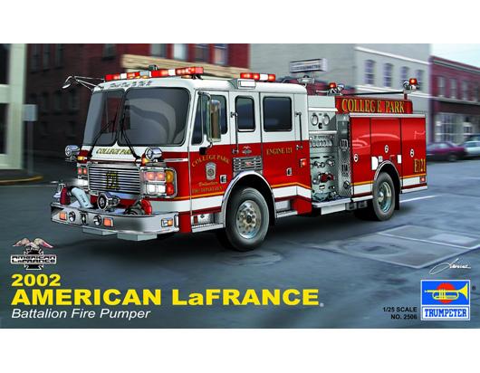 TR02506 Trumpeter 1/25 LaFrance Eagle Fire Pumper2002 Plastic Model Kit [02506] Trumpeter
