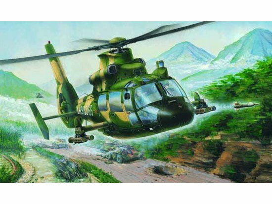 TR02802 Trumpeter 1/48 Helicopter - Z-9G Armed Helicopter