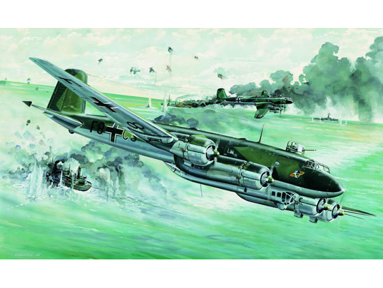 TR02814 Trumpeter 1/48 FW 200-4 Condor Plastic Model Kit [02814]