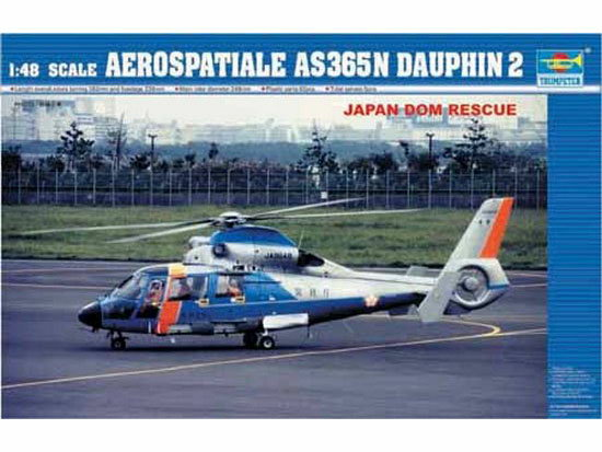 TR02818 Trumpeter 1/48 Helicopter- (JPN)As365n Dauphin 2