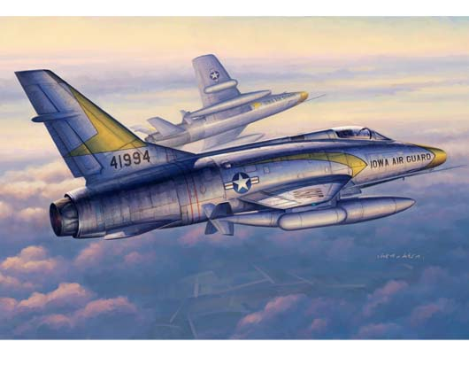 TR02838 Trumpeter 1/48 F-100C Super Sabre Plastic Model Kit [02838] Trumpeter
